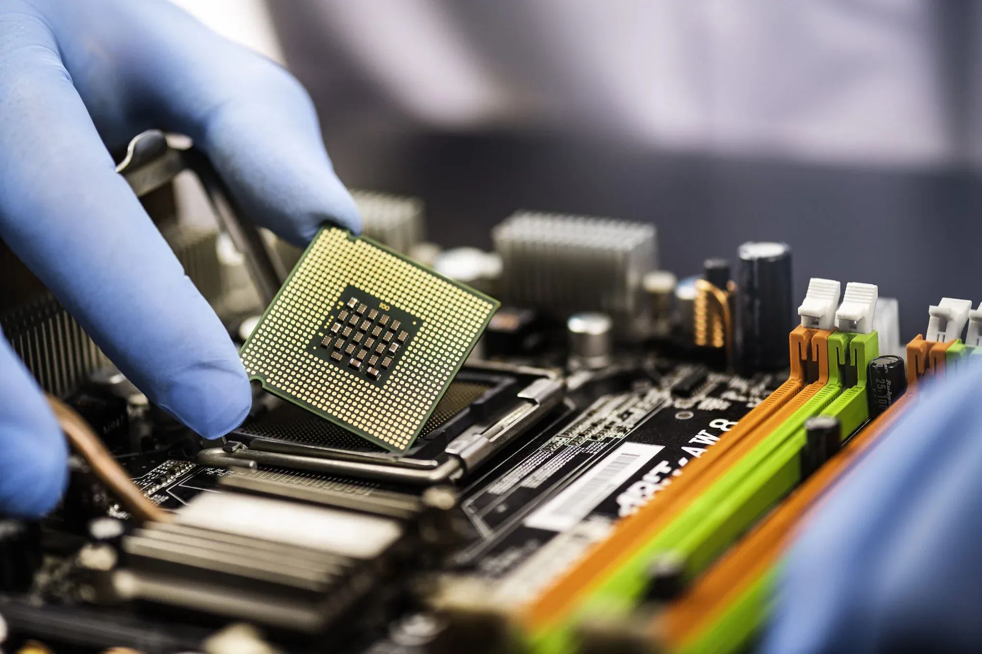 Electronics components distribution warehouse