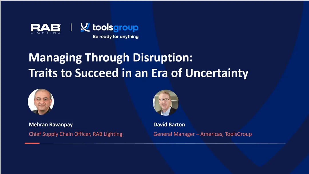 On-Demand Presentation: RAB Lighting: Managing Through Disruption and the Traits to Succeed in an Era of Uncertainty