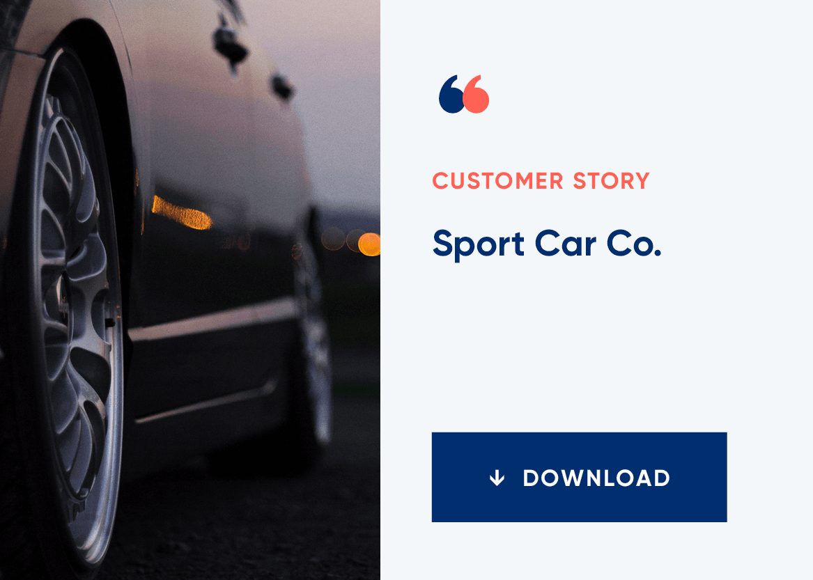 Sports Car Co. Customer Story: Spare Parts Planning