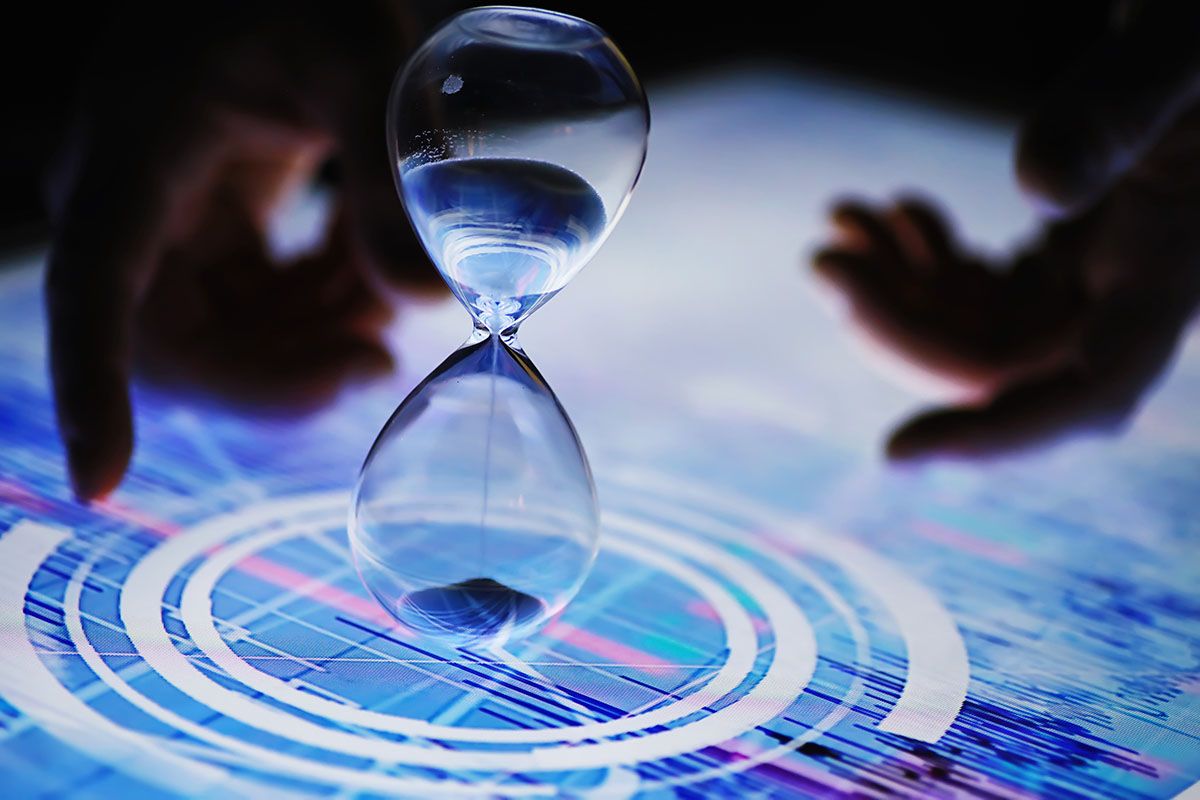 Information technology and data processing concept