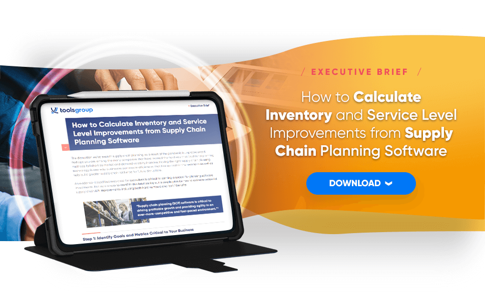 How to Calculate Inventory and Service Level Improvements from Supply Chain Planning Software