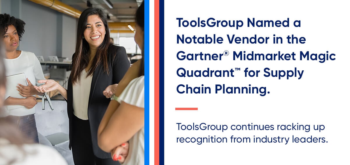 Gartner® Midmarket Magic Quadrant™ for Supply Chain Planning