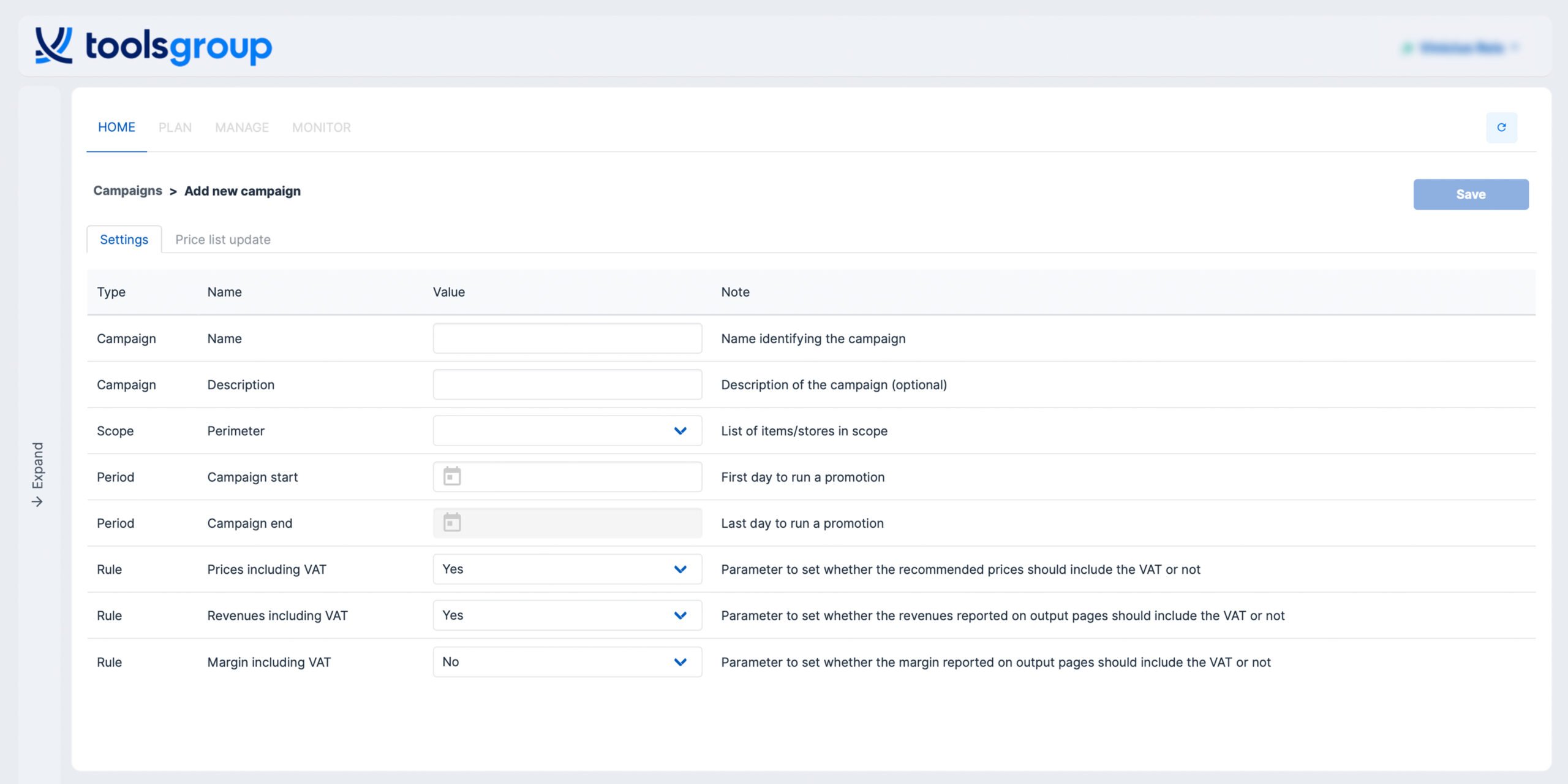 Markdown io strategy control