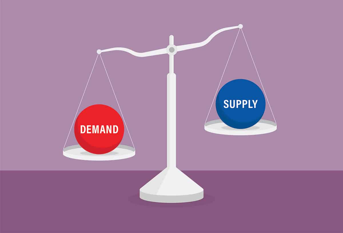 Evaluating outcomes in demand supply scenario modeling